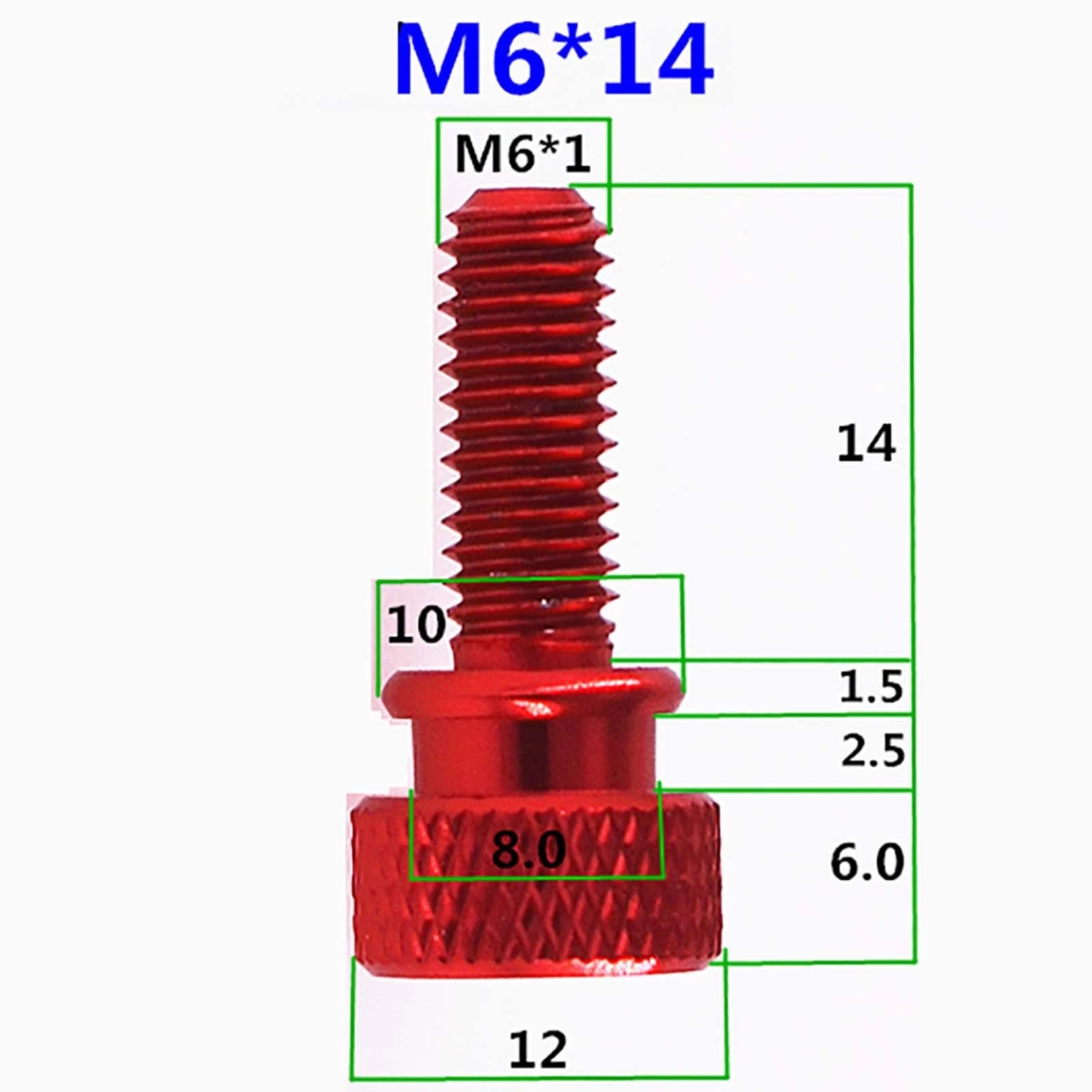 M5 M6 Thumb Knurled Screws Applied In The Precision Equipment And Instruments