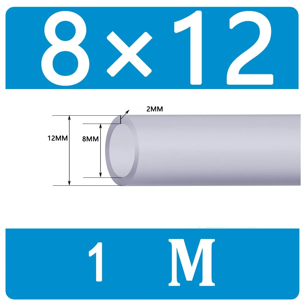 Food Grade Clear Translucent Silicone Tube Heat Resistant Hose Pipe Soft Rubber