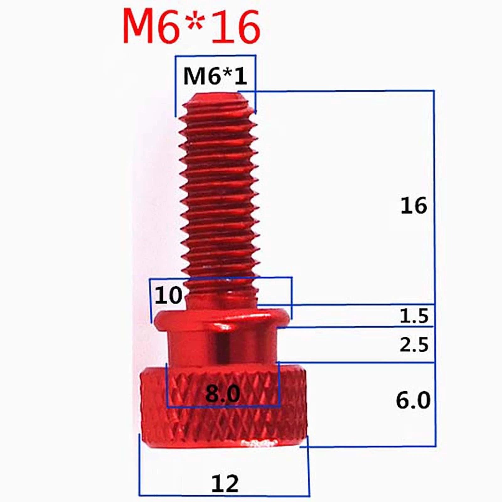 M5 M6 Thumb Knurled Screws Applied In The Precision Equipment And Instruments