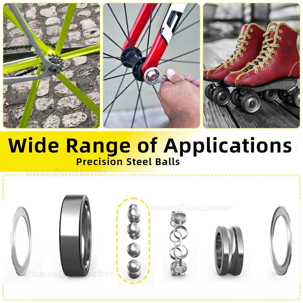 Stainless Steel Ball Bearings 0.5/0.6/0.8/1/1.1/1.2/1.3/1.4/1.5 - 20 mm Diameter