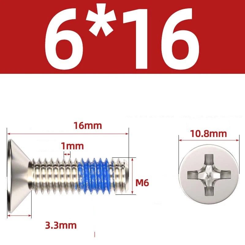 M1.2–M6 Phillips Flat Head Machine Screws | Carbon Steel | Black & Nickel Plated - HomeDIYer
