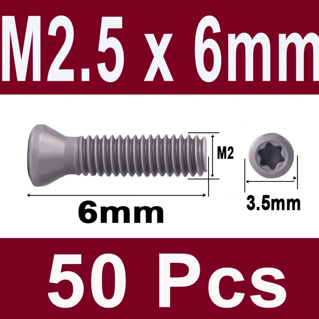 12.9 Grade Torx Flat Head Machine Screws — Carbon Steel, M1.6 to M6 - HomeDIYer