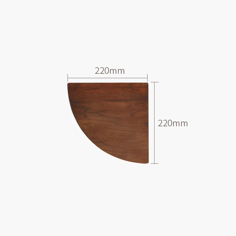 Oak Corner Shelf Wall Mounted Triangle Floating Shelves Oak Wall Storage Display