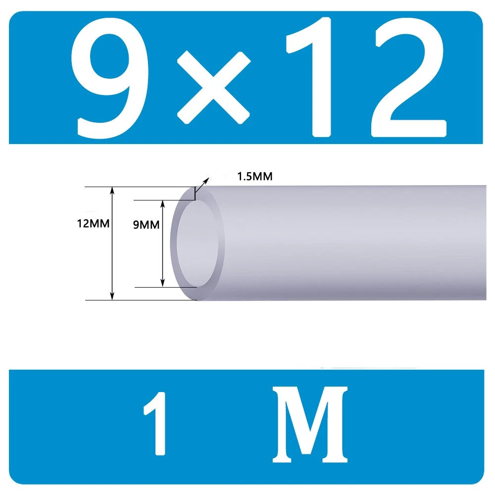 Food Grade Clear Translucent Silicone Tube Heat Resistant Hose Pipe Soft Rubber