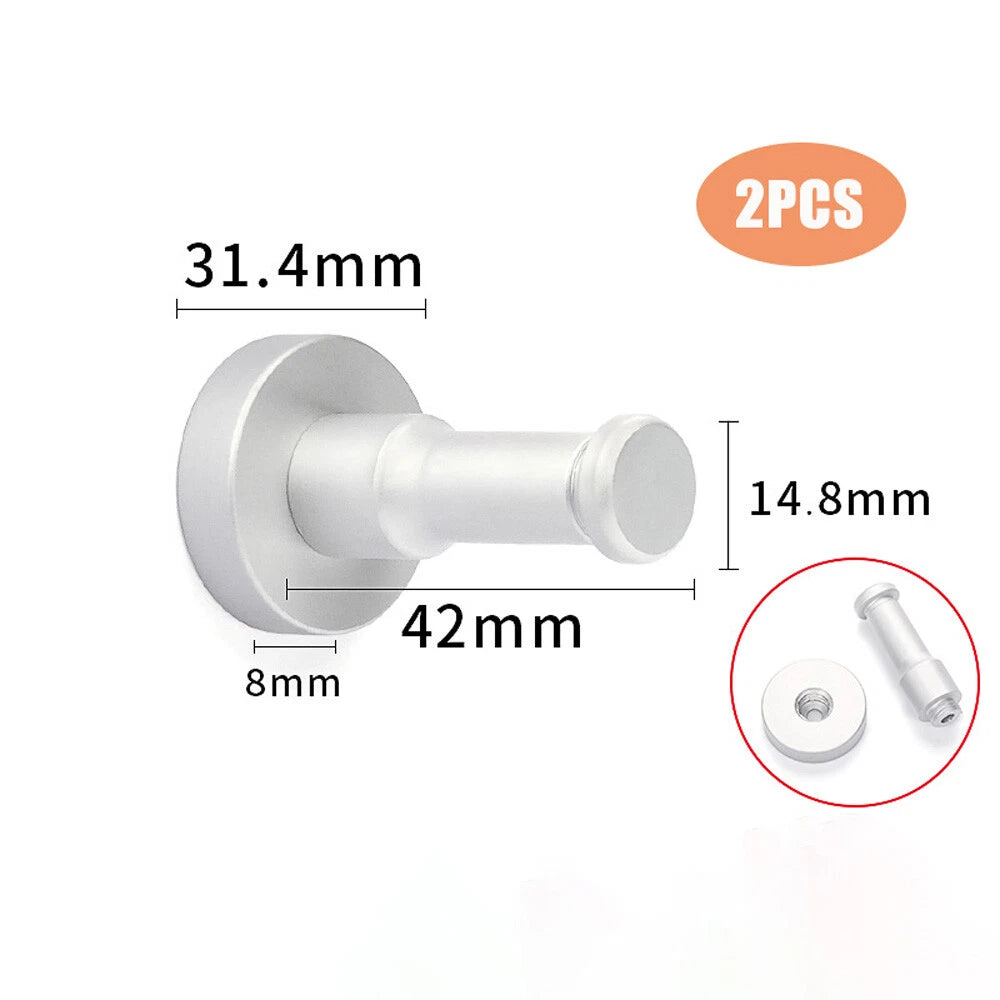 304 Stainless Steel Bathroom Kitchen Wall Door Holder Hook Hanger Hooks