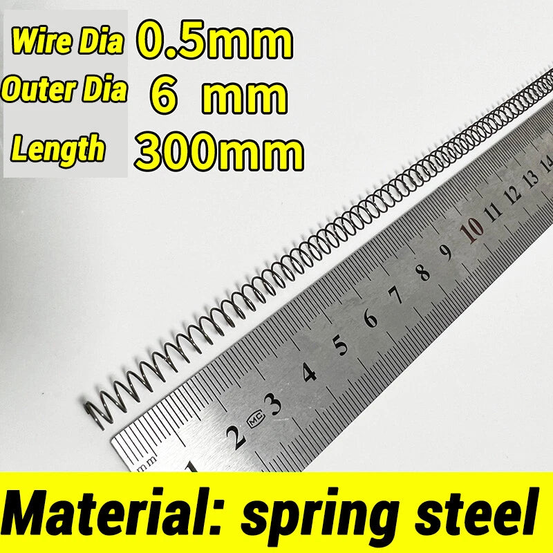 Compression Spring Various Size 2-60mm Diameter & 300mm Length Pressure Small