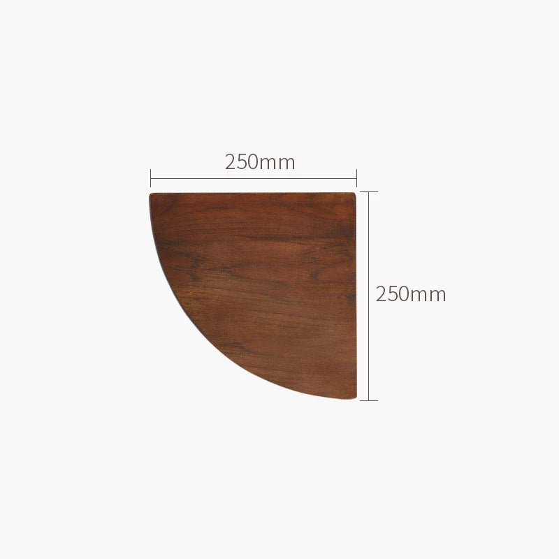 Oak Corner Shelf Wall Mounted Triangle Floating Shelves Oak Wall Storage Display