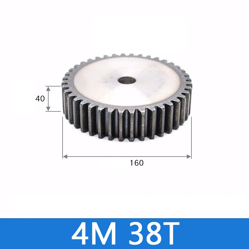 Spur Gears Pinion Gear 1.5/2.5/3/4/5 Mod Transmission Gears 45# Steel Flat Gears