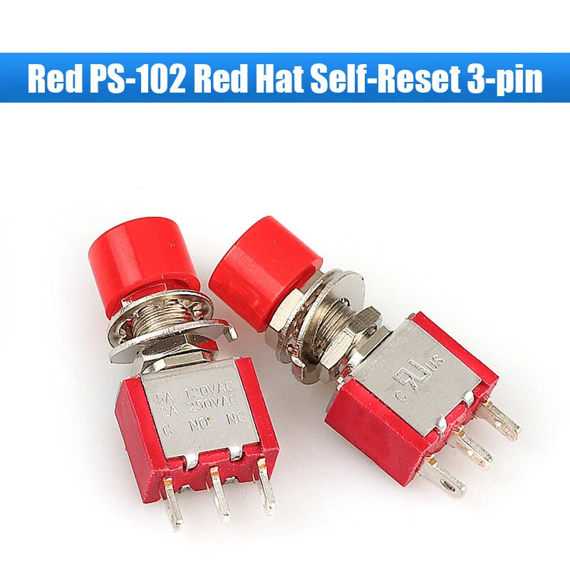 MTS PS Toggle Switch SPDT — 3/6/9/12 Pin, 2-Way/3-Way, Latching & Self-Reset