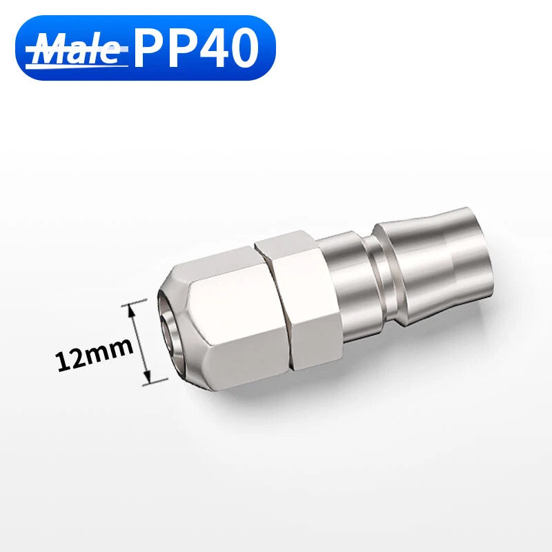 Air Compressor Quick Release Coupler — Plastic & Steel, All Models (1/4" to 1/2")