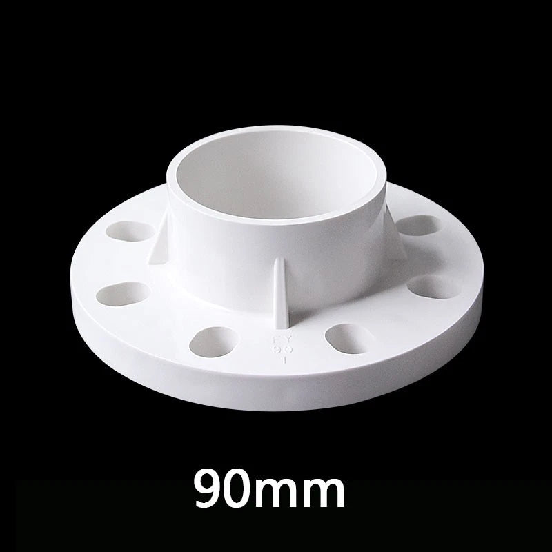 PVC Floor Flange Pipe Fitting Color Wall Mount Fittings Solvent Weld 20mm~200mm