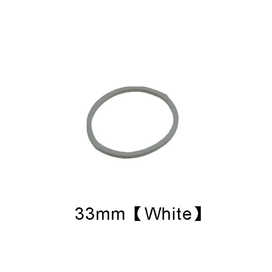 Round Rubber Drive Belts for Pulleys — 15 to 55mm Diameter, Multiple Colors