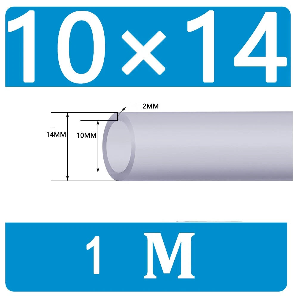Food Grade Clear Translucent Silicone Tube Heat Resistant Hose Pipe Soft Rubber