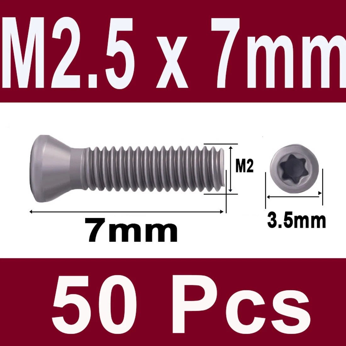 12.9 Grade Torx Flat Head Machine Screws — Carbon Steel, M1.6 to M6 - HomeDIYer