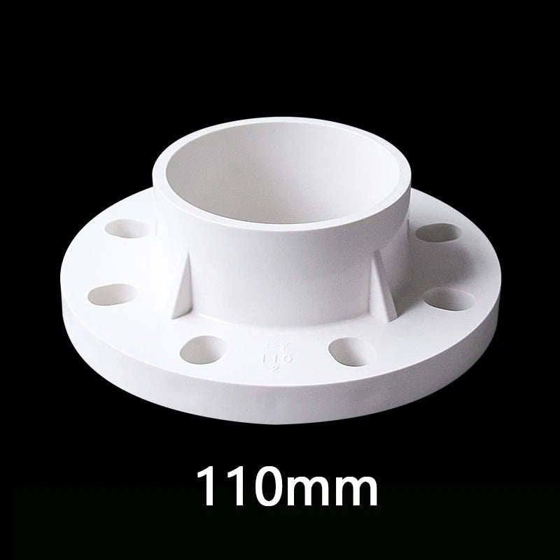 PVC Floor Flange Pipe Fitting Color Wall Mount Fittings Solvent Weld 20mm~200mm
