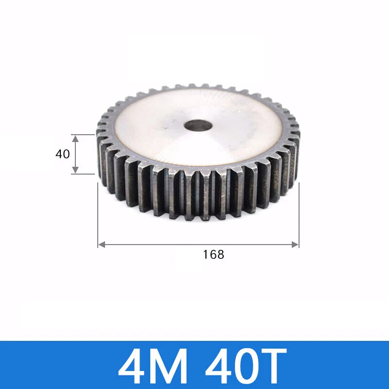 Spur Gears Pinion Gear 1.5/2.5/3/4/5 Mod Transmission Gears 45# Steel Flat Gears