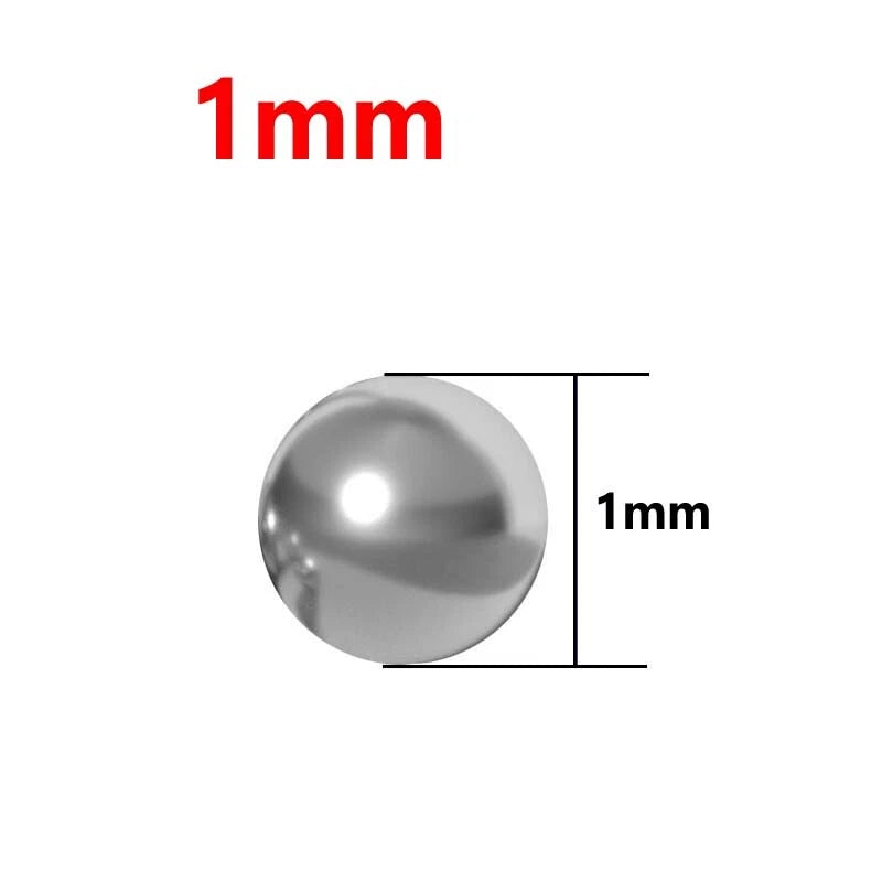 Industrial Rolling Roller Beads 304 Stainless Steel Ball Bearings 0.5mm to 75mm