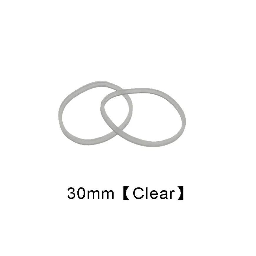 Round Rubber Drive Belts for Pulleys — 15 to 55mm Diameter, Multiple Colors