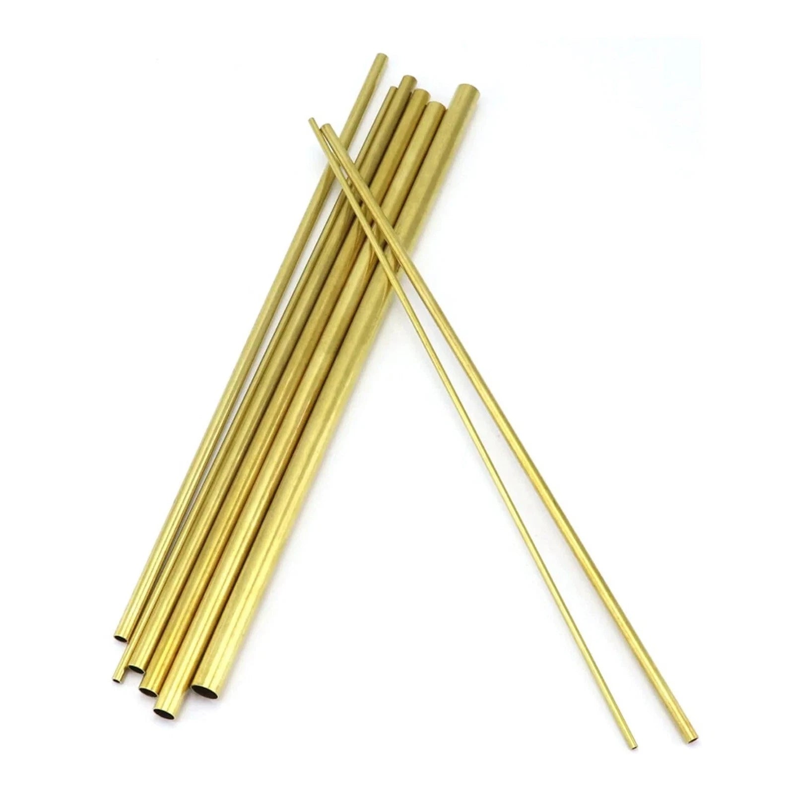 Brass Round Tube 300mm — Select O.D. 0.8mm to 25mm | DIY & Hobby Pipe