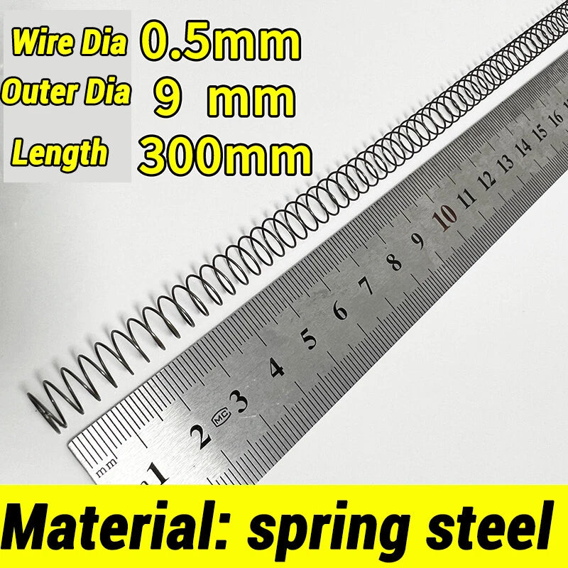 Compression Spring Various Size 2-60mm Diameter & 300mm Length Pressure Small