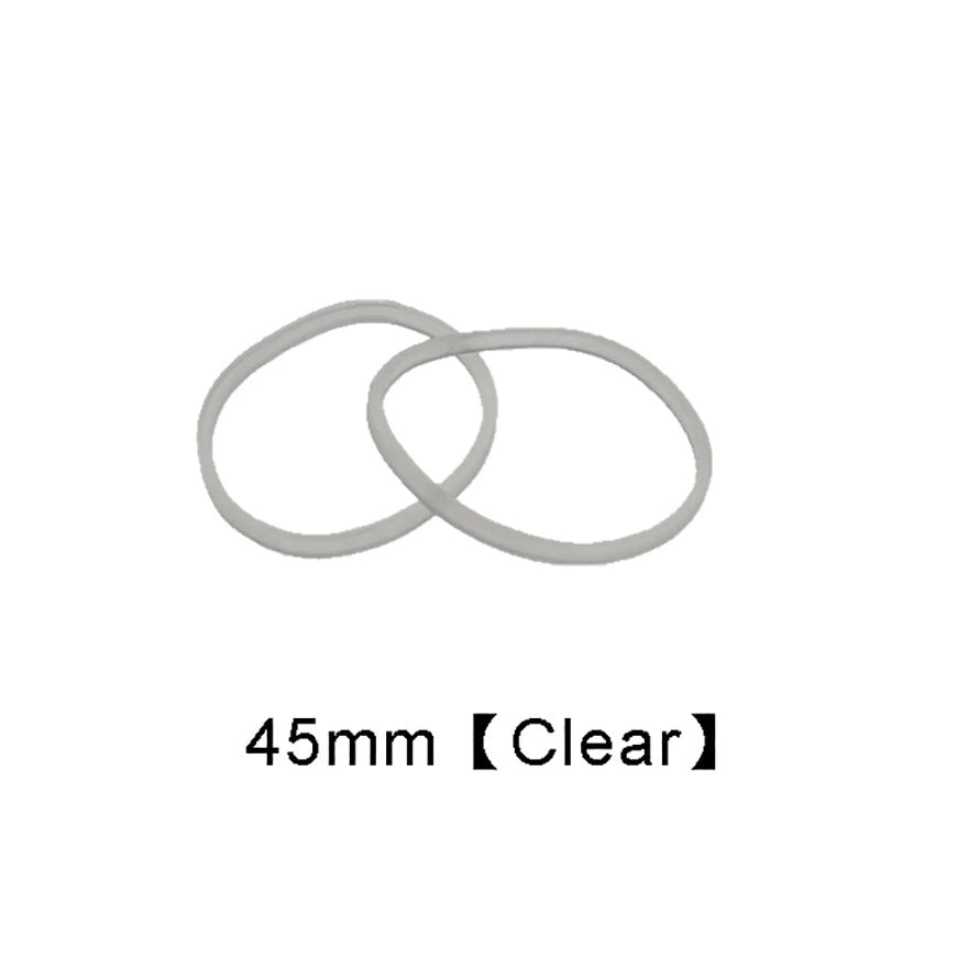 Round Rubber Drive Belts for Pulleys — 15 to 55mm Diameter, Multiple Colors