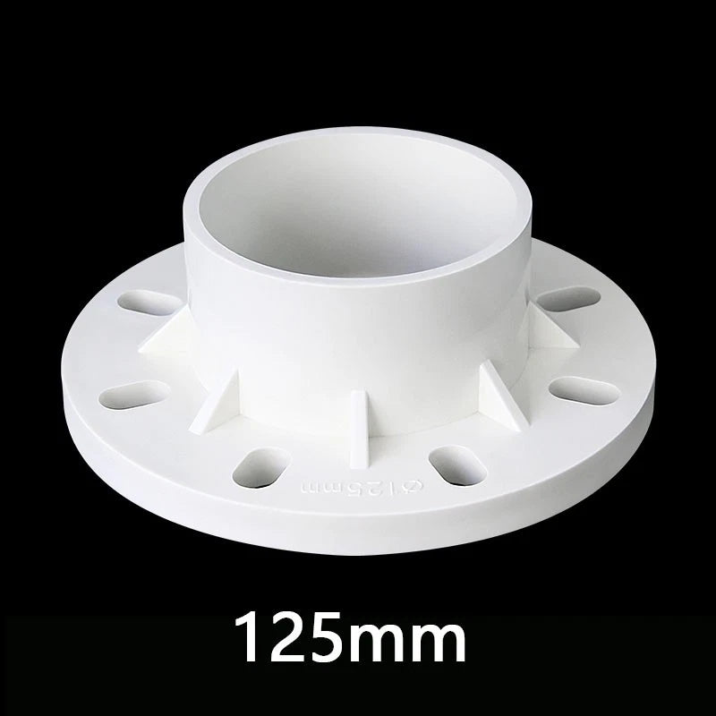 PVC Floor Flange Pipe Fitting Color Wall Mount Fittings Solvent Weld 20mm~200mm