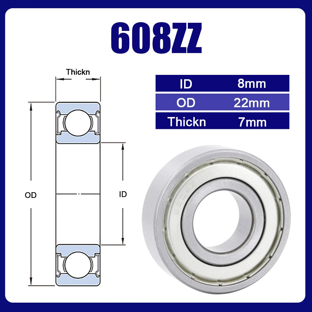 604ZZ ~ 699ZZ 6700ZZ ~ 6707ZZ Micro Bearing Deep Groove Ball Bearings, for Motor