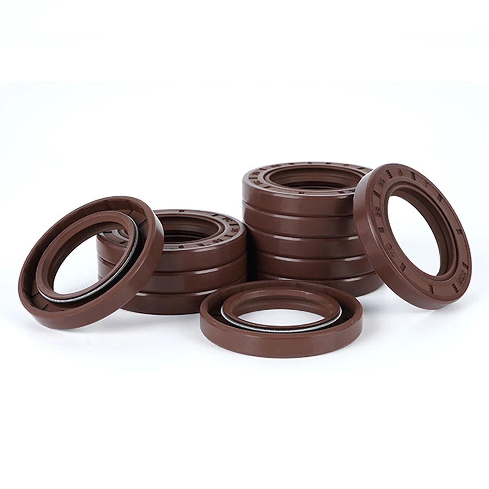 Metric TC Rotary Oil Shaft Seal FKM Fluorine Double Lip Seal 46mm - 55mm Shaft