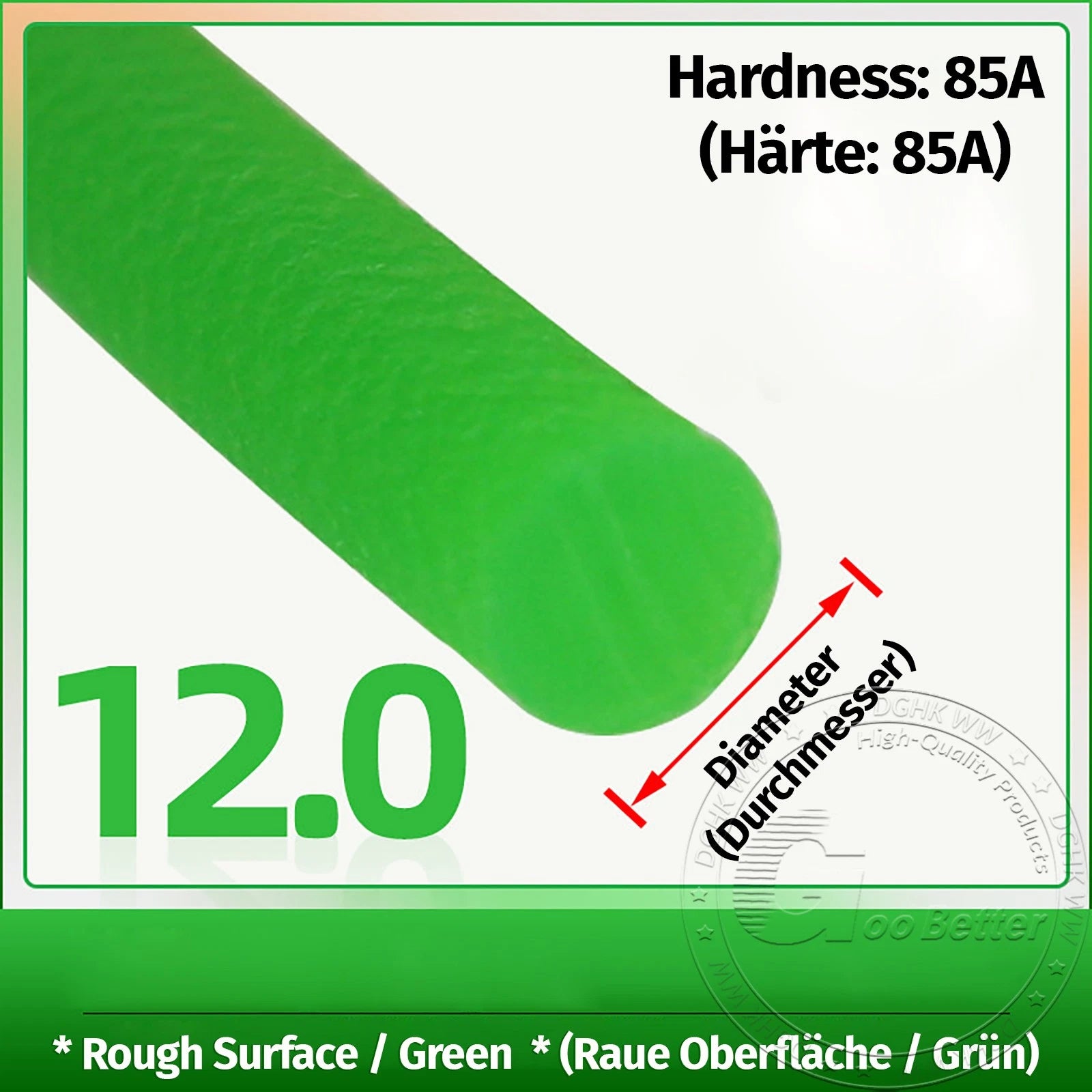 PU Round Drive Belt – Polyurethane Solid Round Belt, Smooth & Rough Surface, Dia 1.5mm–22mm