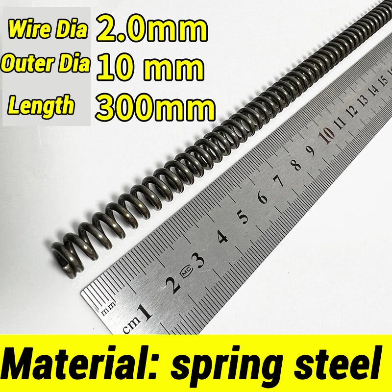 Compression Spring Various Size 2-60mm Diameter & 300mm Length Pressure Small