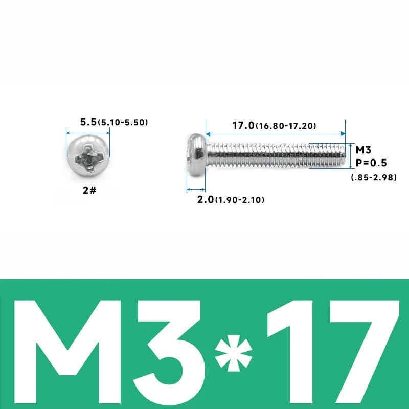 Phillips Pan Head Machine Screws – Carbon Steel M1 to M4, Multiple Lengths & Finishes - HomeDIYer