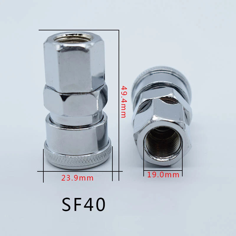 Iron Chrome Plated C-Type Quick Connector Quick Disconnect Air Hose Fitting