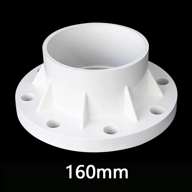 PVC Floor Flange Pipe Fitting Color Wall Mount Fittings Solvent Weld 20mm~200mm