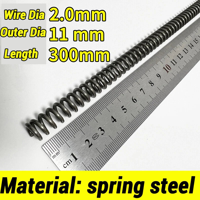 Compression Spring Various Size 2-60mm Diameter & 300mm Length Pressure Small