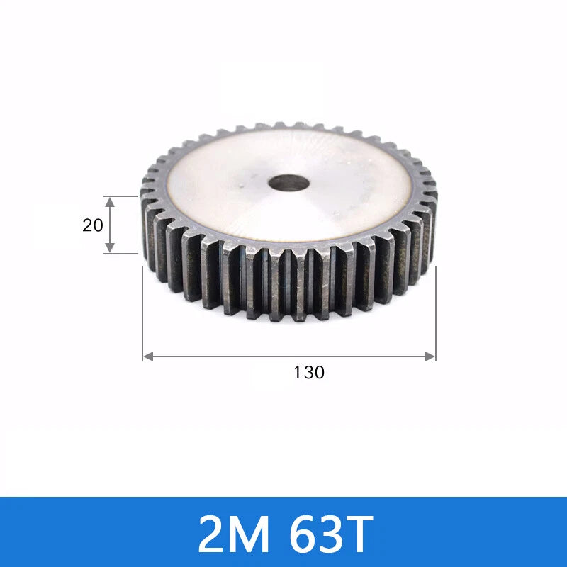 Spur Gear 45# Steel Transmission Gear 1/2 Module 12-160 Teeth Pinion Motor Gear
