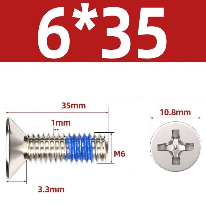 M1.2–M6 Phillips Flat Head Machine Screws | Carbon Steel | Black & Nickel Plated - HomeDIYer