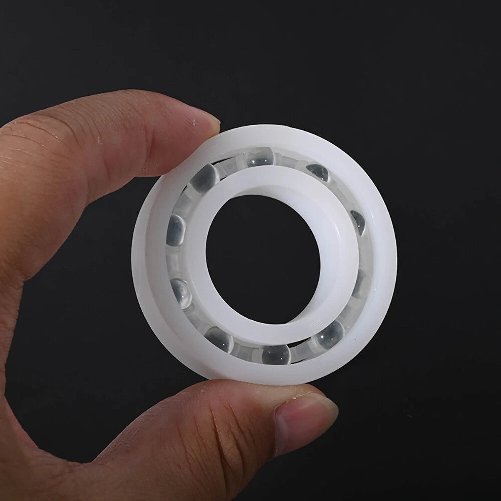 POM Plastic Bearing Glass Ball Miniature Deep Groove Ball Bearings Various Sizes