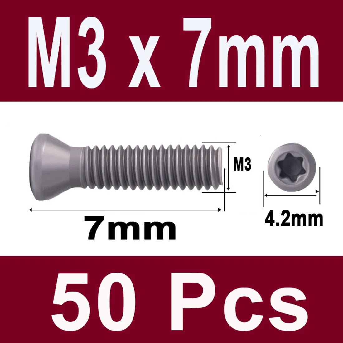 12.9 Grade Torx Flat Head Machine Screws — Carbon Steel, M1.6 to M6 - HomeDIYer