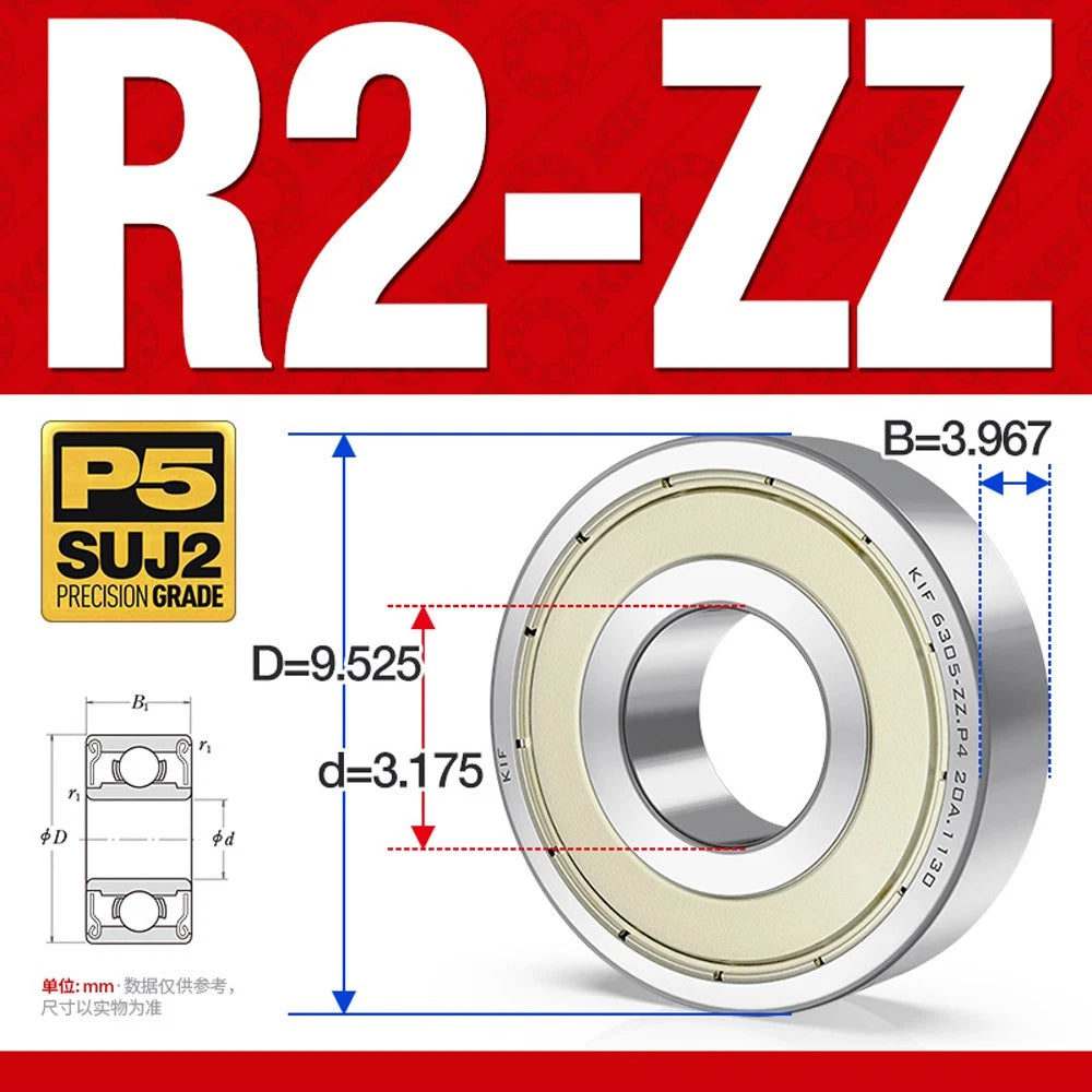 Miniature Deep Groove Ball Bearing Small Bearings R2/3/4/6/8/10/14/16/18/20-R188