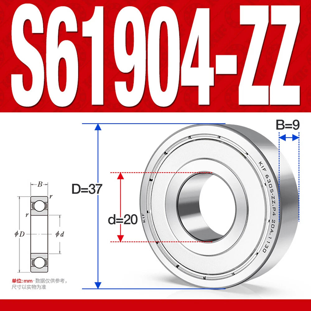 Miniature Stainless Deep Groove Ball Bearing Small Bearings Inner Dia-Ø 2mm-35mm