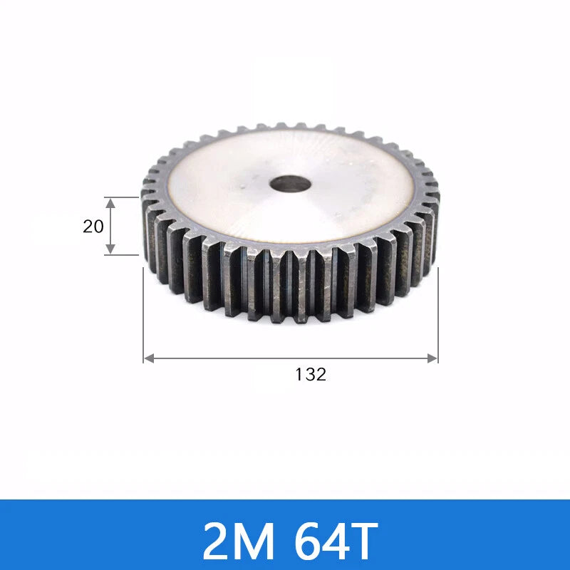 Spur Gear 45# Steel Transmission Gear 1/2 Module 12-160 Teeth Pinion Motor Gear