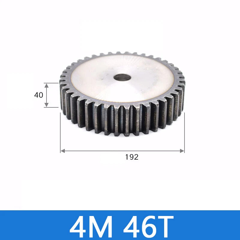 Spur Gears Pinion Gear 1.5/2.5/3/4/5 Mod Transmission Gears 45# Steel Flat Gears