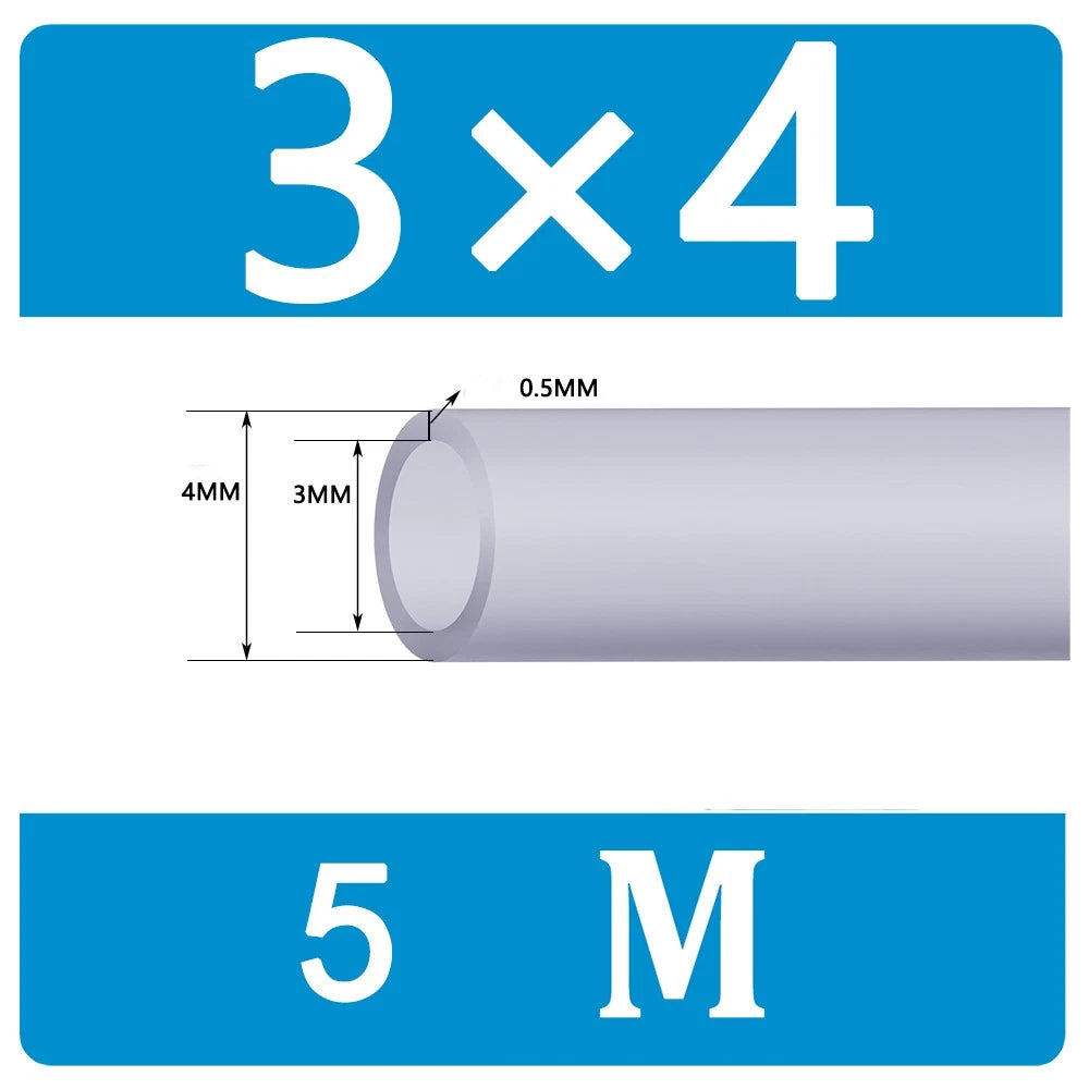 Food Grade Clear Translucent Silicone Tube Heat Resistant Hose Pipe Soft Rubber