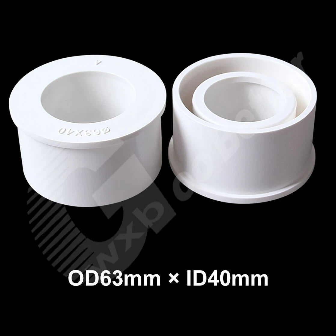 3 Colors Pvc Plain Reducing Bush Φ16~φ90mm Pvc Plumbing Fittings Reducing Bush