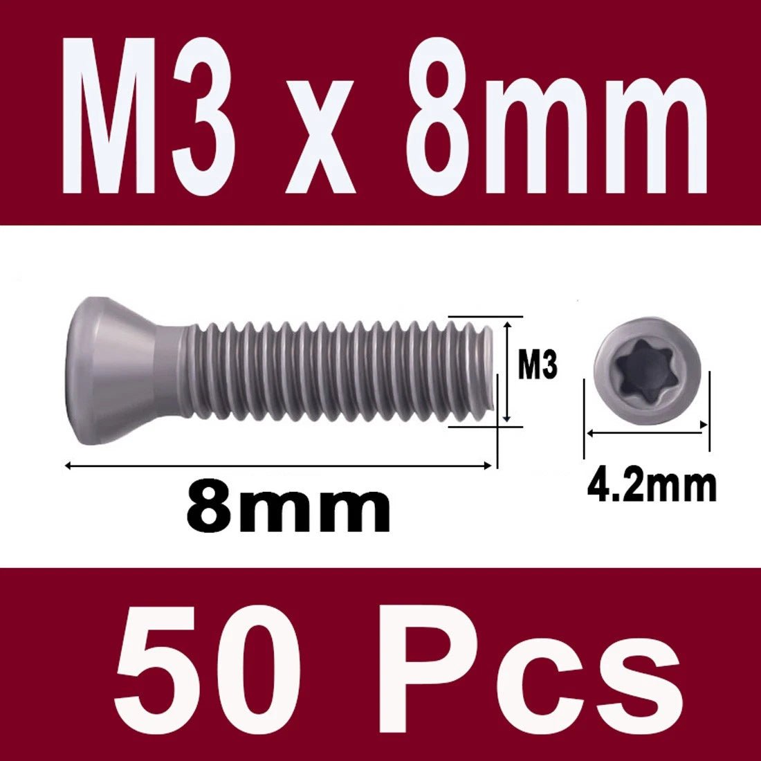 12.9 Grade Torx Flat Head Machine Screws — Carbon Steel, M1.6 to M6 - HomeDIYer