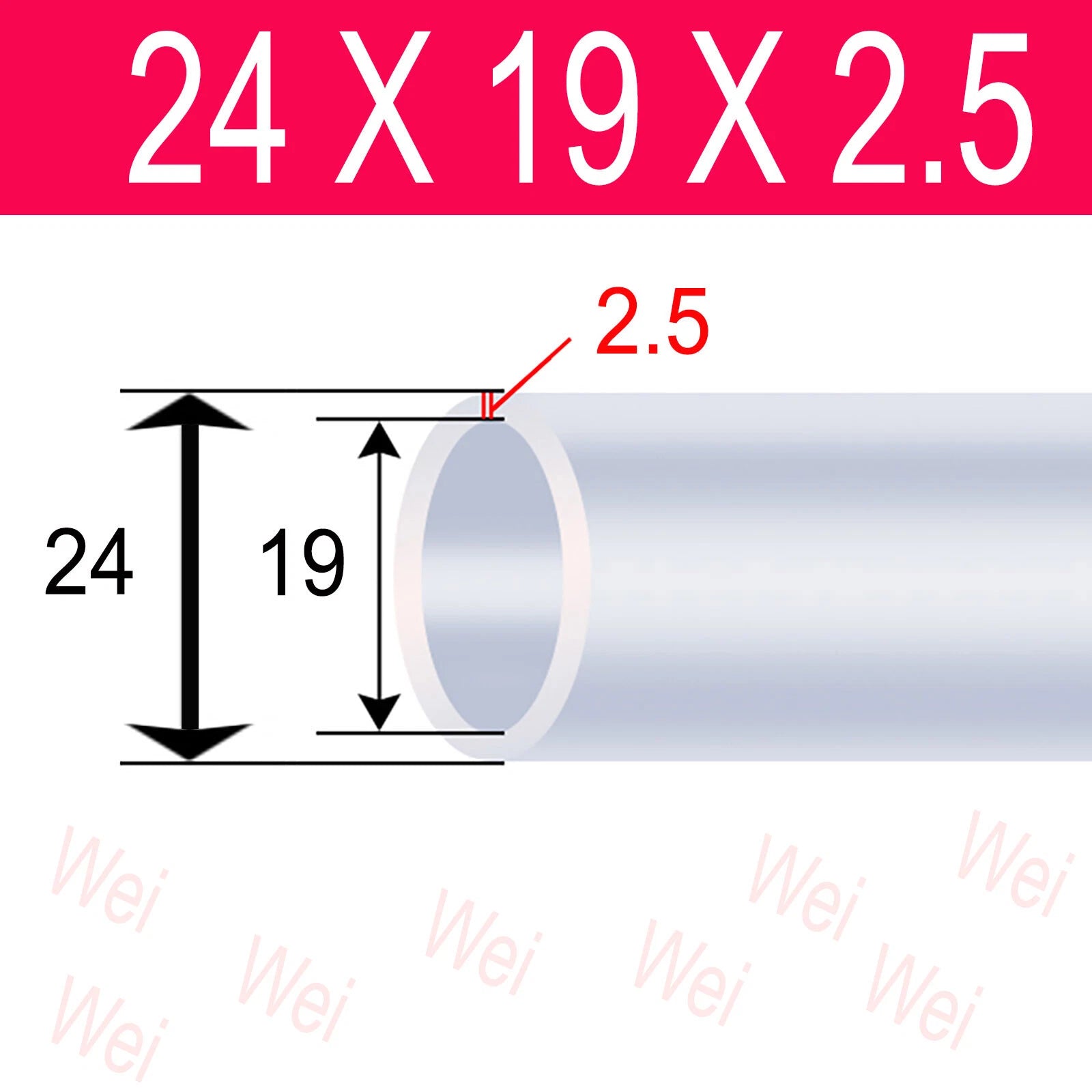 Clear Flexible PVC Tubing – OD 3mm to 57mm, Custom Cut Lengths
