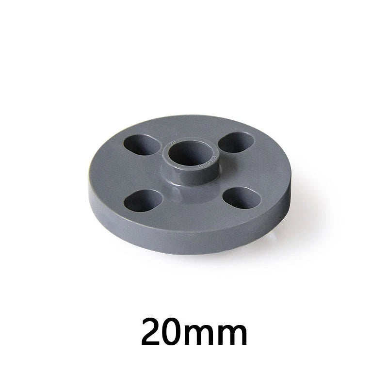 PVC Floor Flange Pipe Fitting Color Wall Mount Fittings Solvent Weld 20mm~200mm