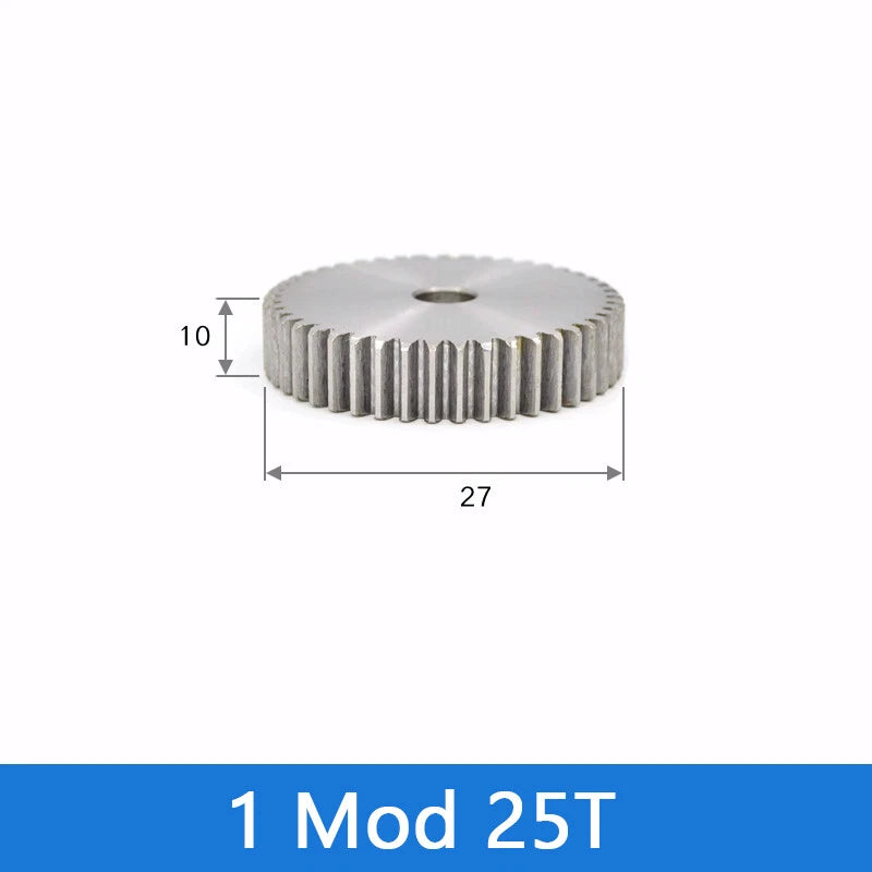 Spur Gear 45# Steel Transmission Gear 1/2 Module 12-160 Teeth Pinion Motor Gear