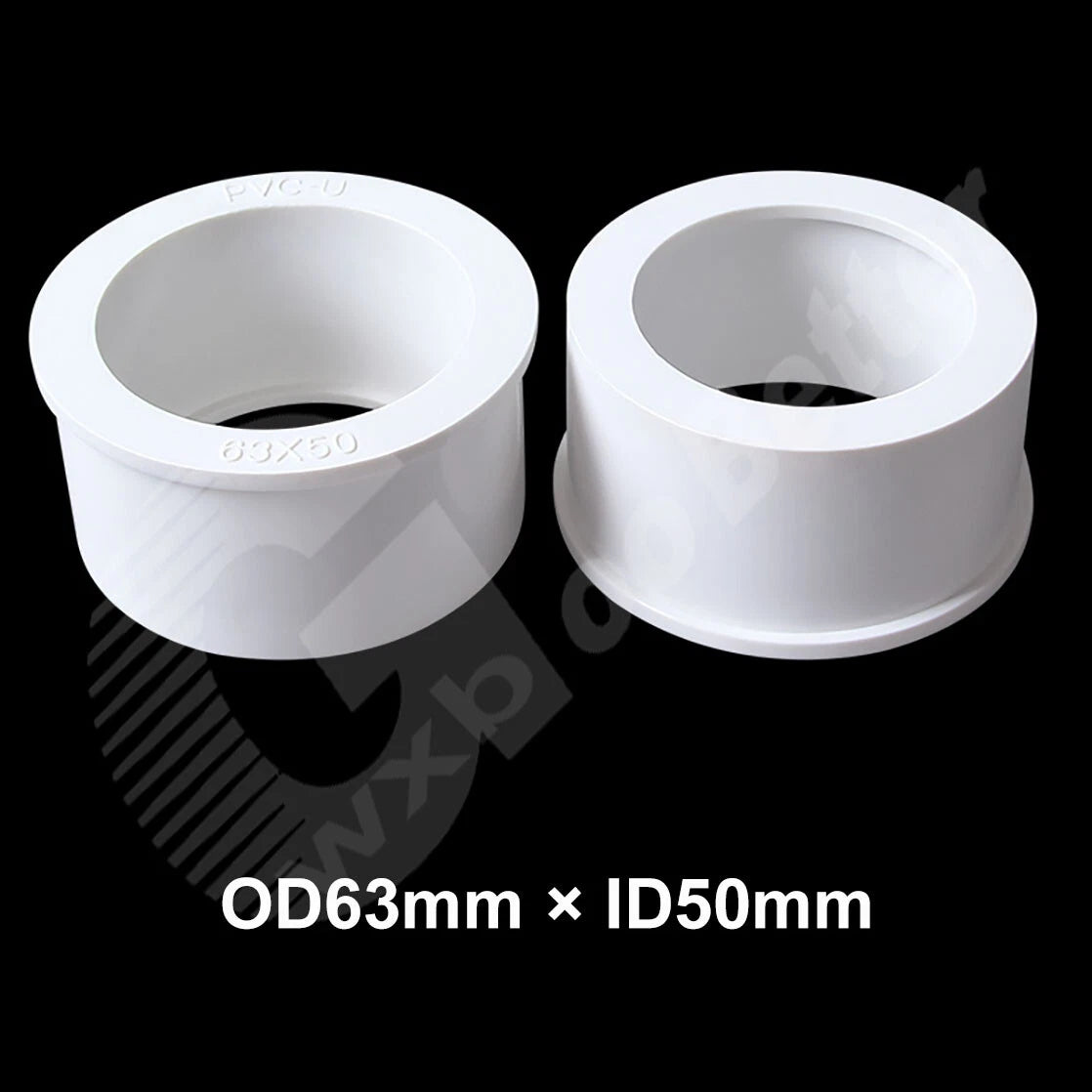 3 Colors Pvc Plain Reducing Bush Φ16~φ90mm Pvc Plumbing Fittings Reducing Bush