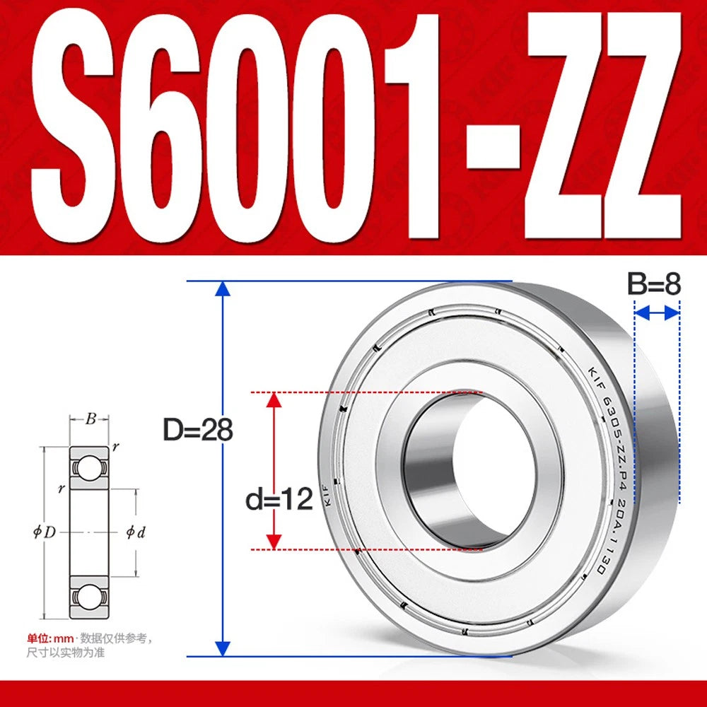 Miniature Stainless Steel Deep Groove Ball Bearing Small Bearings 6000 6001~6018